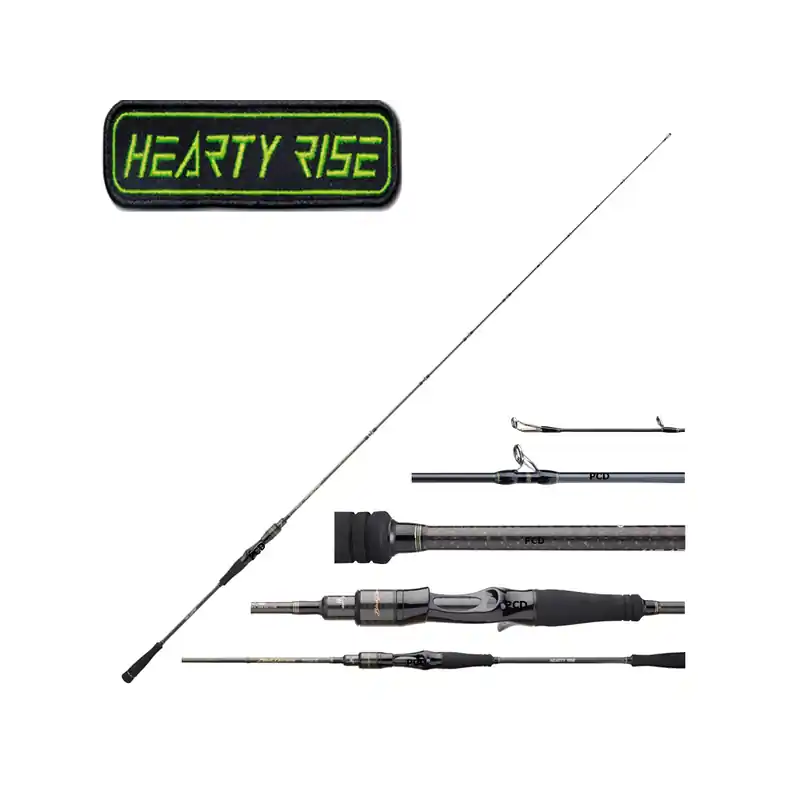 Authentique CANNE CASTING HEARTY RISE BLACK DIAMOND 1M96 60G