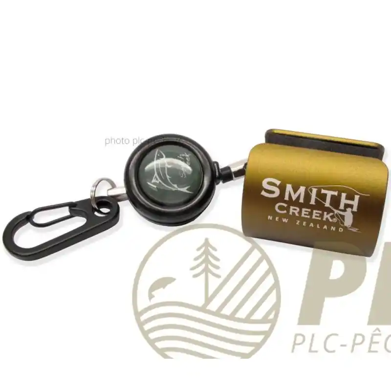 Porte canne Smith Creek rod clip™ + Green avec Zinger Offre Exclusive