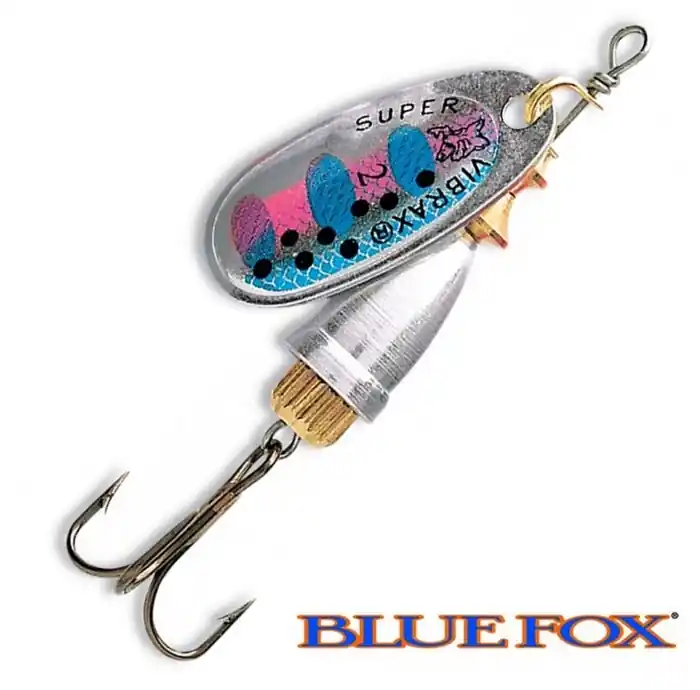 Offre Limitée Cuiller Blue Fox Vibrax Fluorescent N° 3