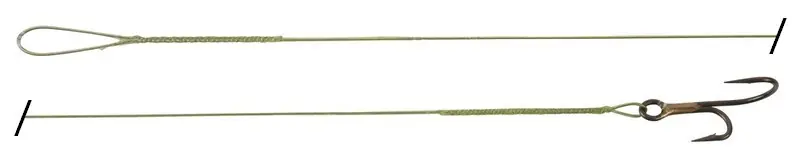 Super Prix Avançon Cannelle Nylflex C702R 40 cm Boucle + Hameçon Double Ryder N°2