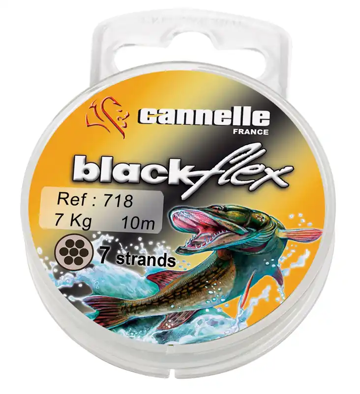 Bobine 10 m Cannelle Acier Nylflex Noir C723 Satisfait Ou Remboursé