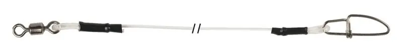 Expédié Aujourd'hui Bas de Ligne Cannelle Fluorocarbone Baril + Agrafe 60 cm