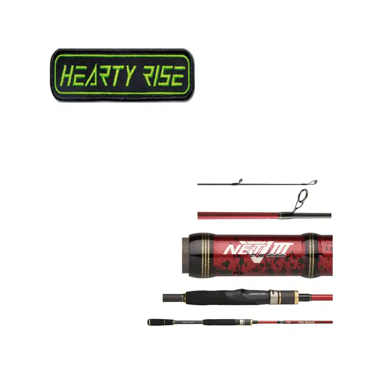 CANNE SPINNING HEARTY RISE RED SHADOW TRAVEL 2M03 4-16G Retour Gratuit