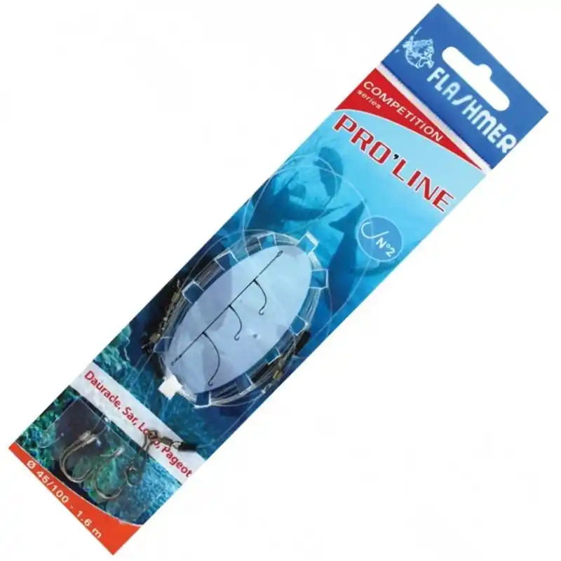 Commander Vite Bas de Ligne Flashmer Pro-Line 2 Hameçons