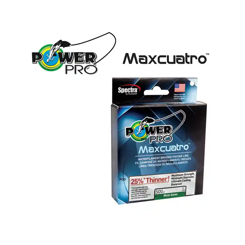 Meilleure Vente TRESSE POWER PRO MAXCUATRO JAUNE 455M 0.32MM