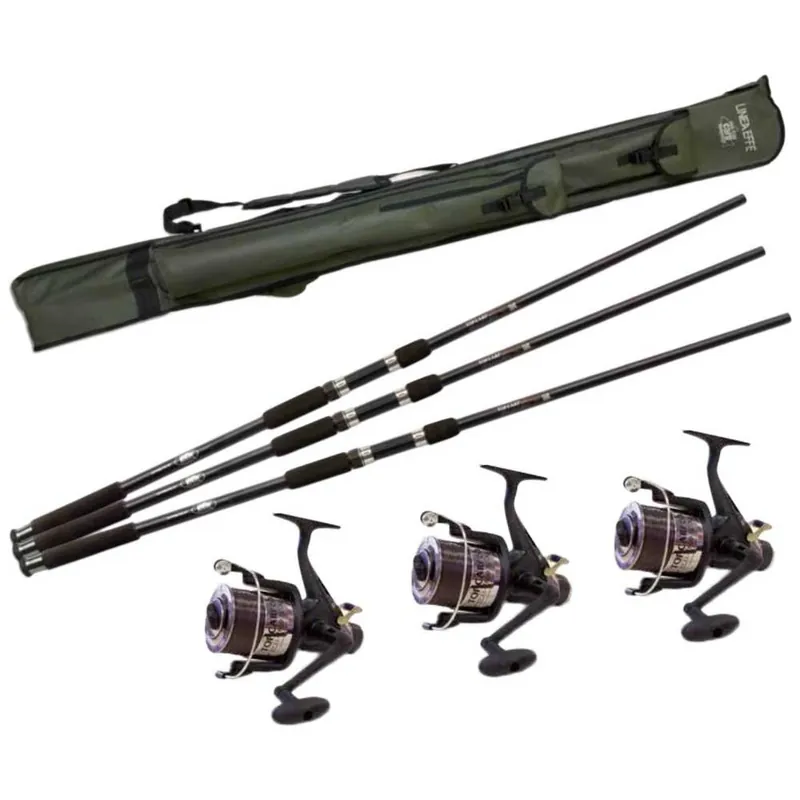 Pack Pêche à la Carpe Lineaeffe Full Carpfishing Combo 3 Soldes