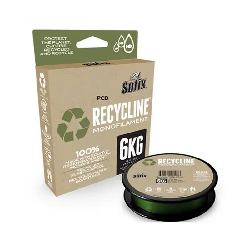 Nylon Recycline Sufix 100% Premium Mono 300M Vert Petit Prix