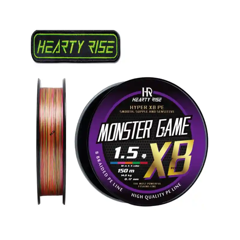 TRESSE HEARTY RISE TRESSE MONSTER GAME X8 300M MULTICOLORE Bon Plan
