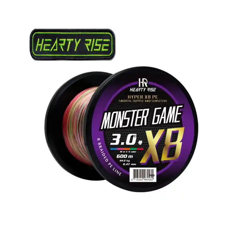 TRESSE HEARTY RISE TRESSE MONSTER GAME X8 600M MULTICOLORE Prix Cassé
