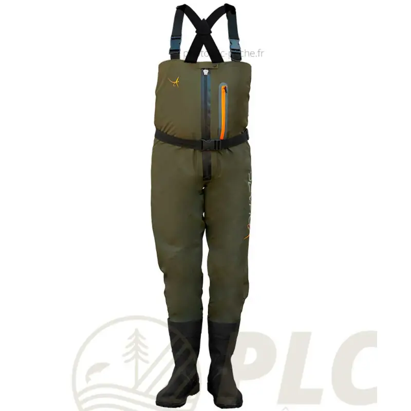 Waders DEVAUX ZIP Bottes 400 Olive Prix Choc