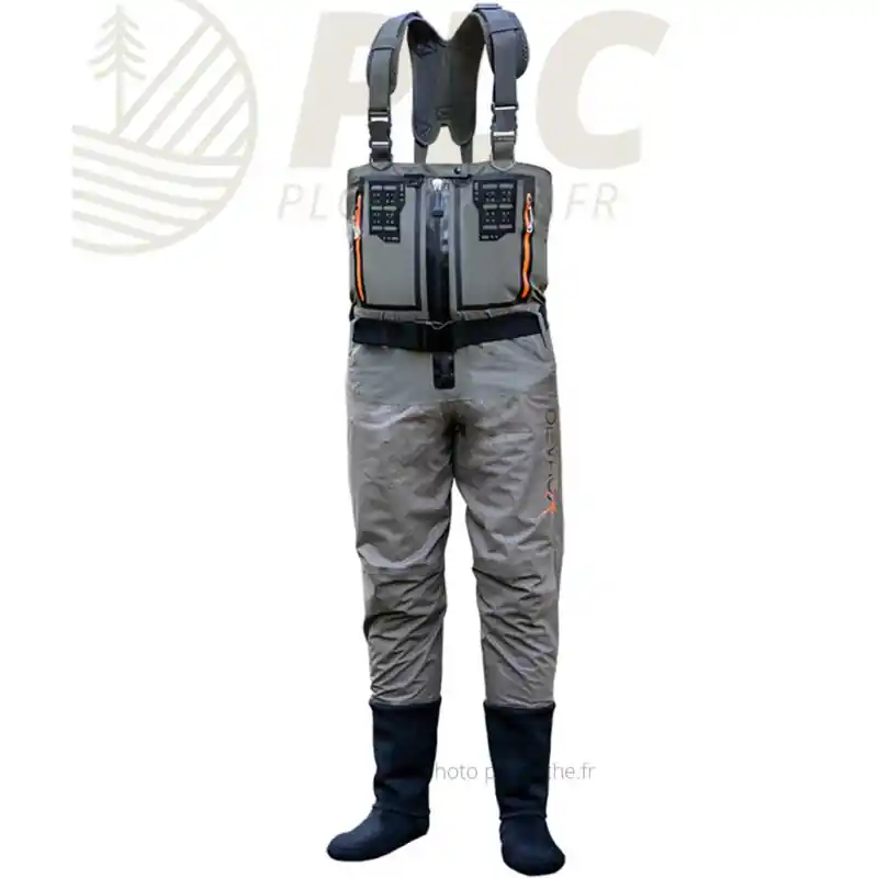 Offre Exclusive Waders DEVAUX ZIP 800 Gris