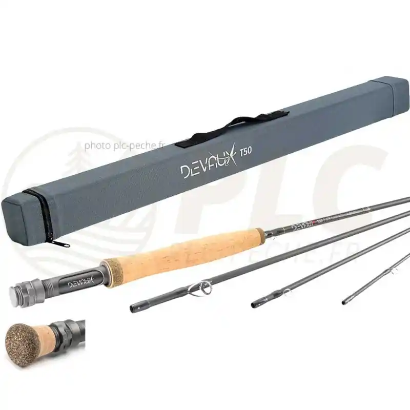 Pas Cher Canne à mouche DEVAUX T50 10‘ soie 5/6