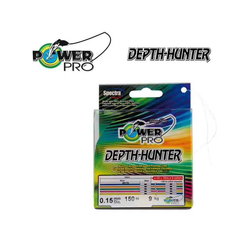 TRESSE POWER PRO MULTICOLORE DEEPTH-HUNTER 150M Acheter Direct