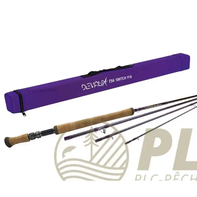 Promotion Canne à mouche DEVAUX T56 Switch 11‘6 soie de 12g/15g
