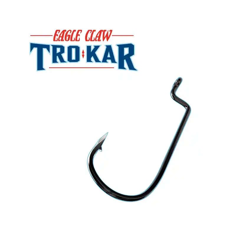 Offre Exclusive HAMECONS SIMPLES EAGLE CLAW TRO-KAR TK100 WORM HOOK HD