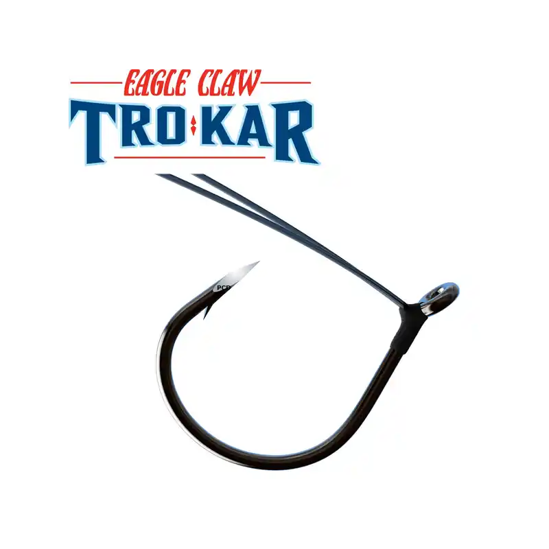 HAMECONS SIMPLES EAGLE CLAW TRO-KAR TK97W WEEDLESS WACKY WORM Haute Qualité