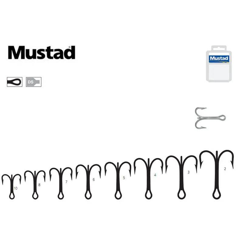 HAMECONS MUSTAD TRIPLE 3551-DS PAR 10 Meilleur Choix