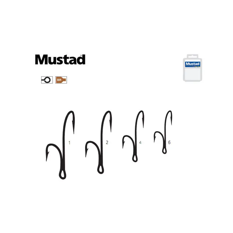 Achat Immédiat HAMECONS MUSTAD RYDER DOUBLE 35890 PAR 10