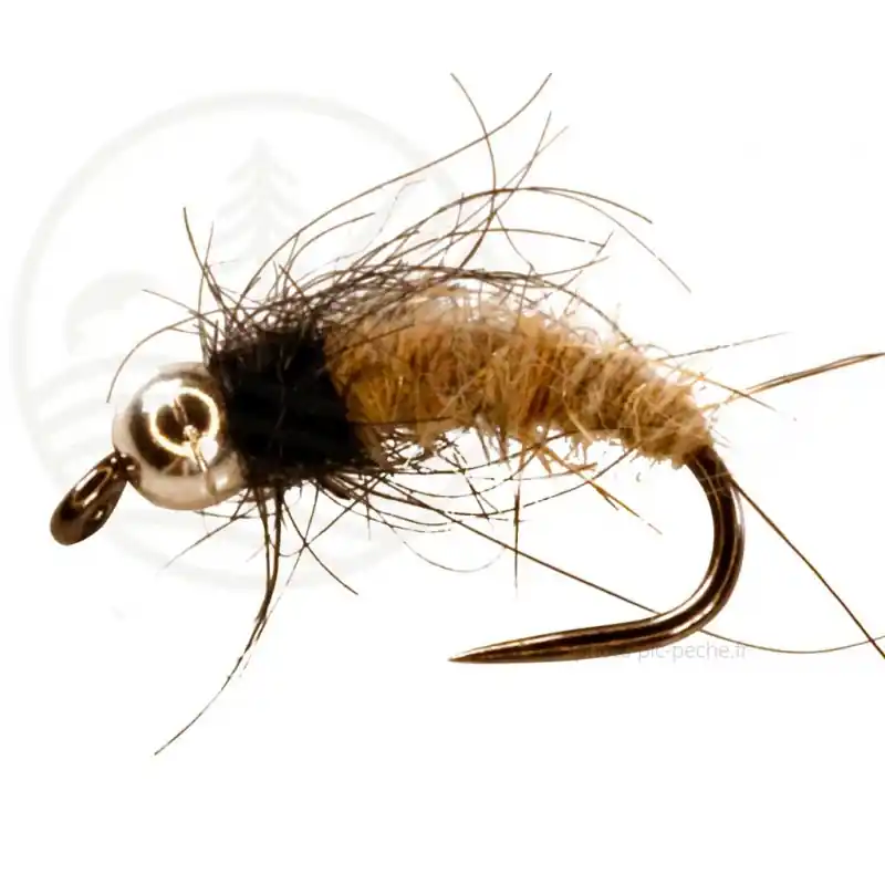 Mouche Nymph Grey/Blk Tungstene BL CATCHY FLIES Meilleur Prix