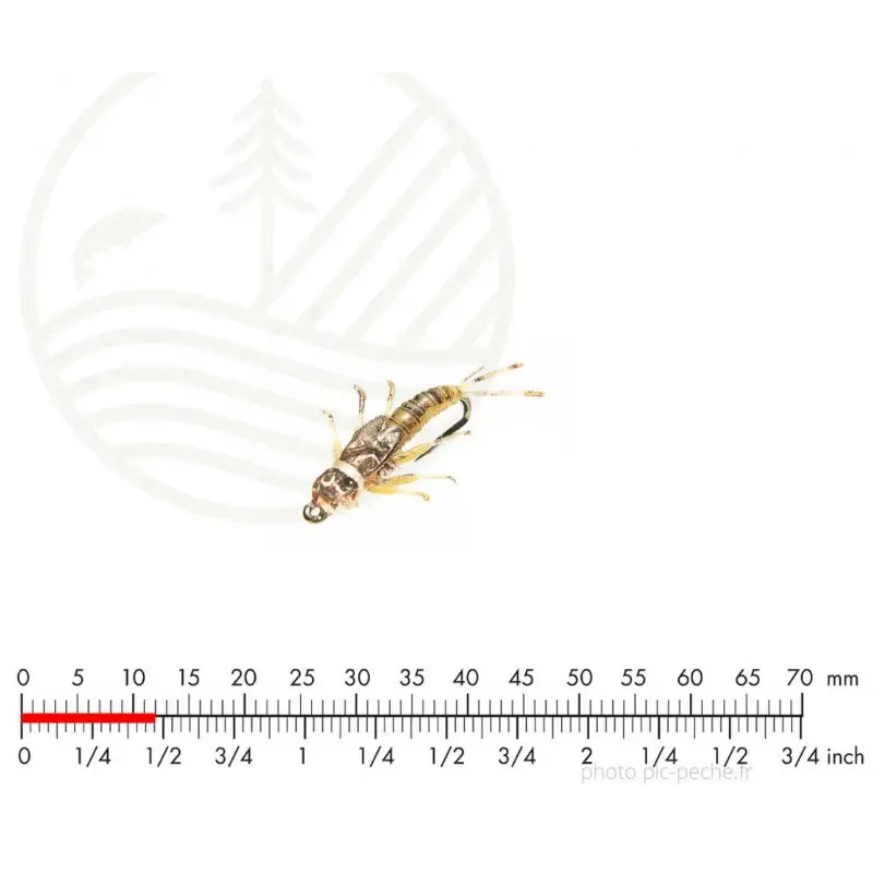 Mouche J SON Tungstene MayFly Olive Brown H18 Pas Cher