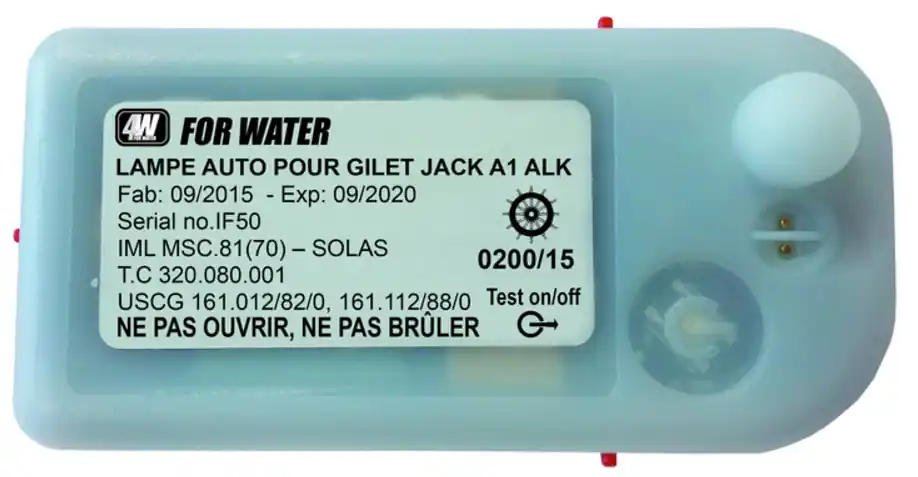 Dernière Chance Lampe gilet de sauvetage 4Water automatique