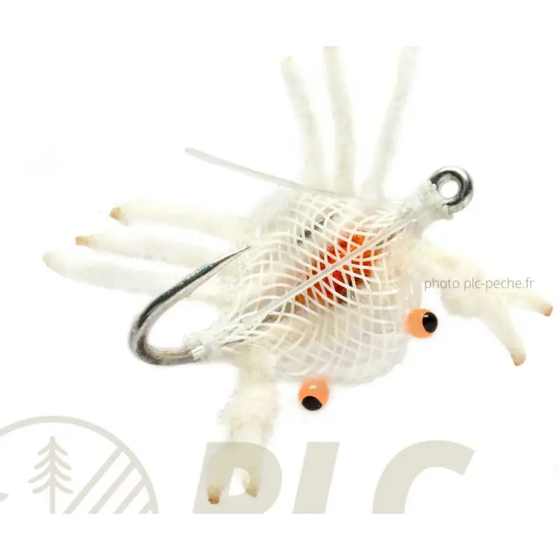 Mouche Mer FULLING Trigger Flexo Crab White S2 Usine Directe