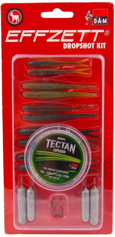 Kit pêche aux leurres DAM Effzett Kit Drop Shot Petit Prix