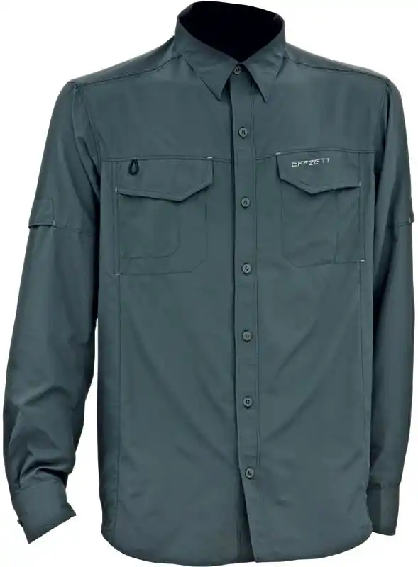 Chemise Effzett Airdry Protection UV – Gris Meilleur Choix