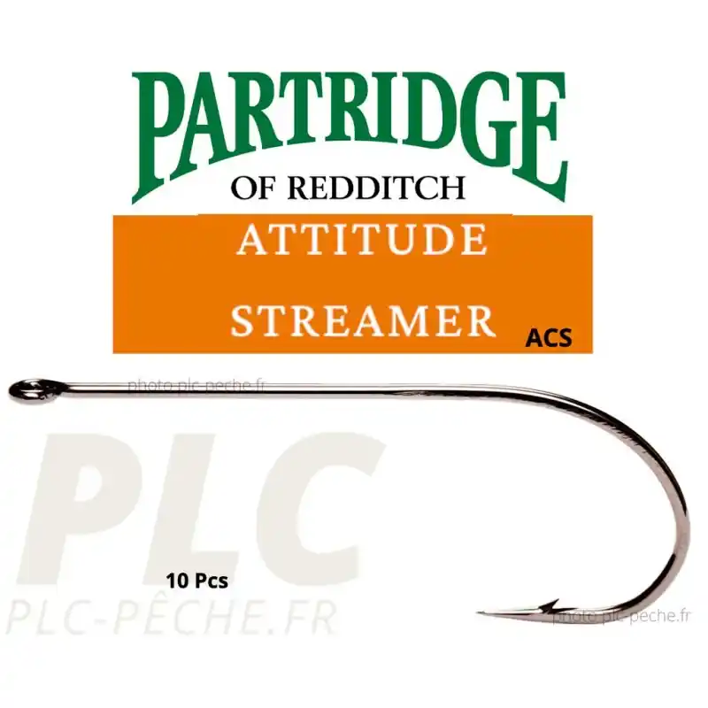 Hameçon mouche PARTRIDGE Attitude Streamer Livraison Express