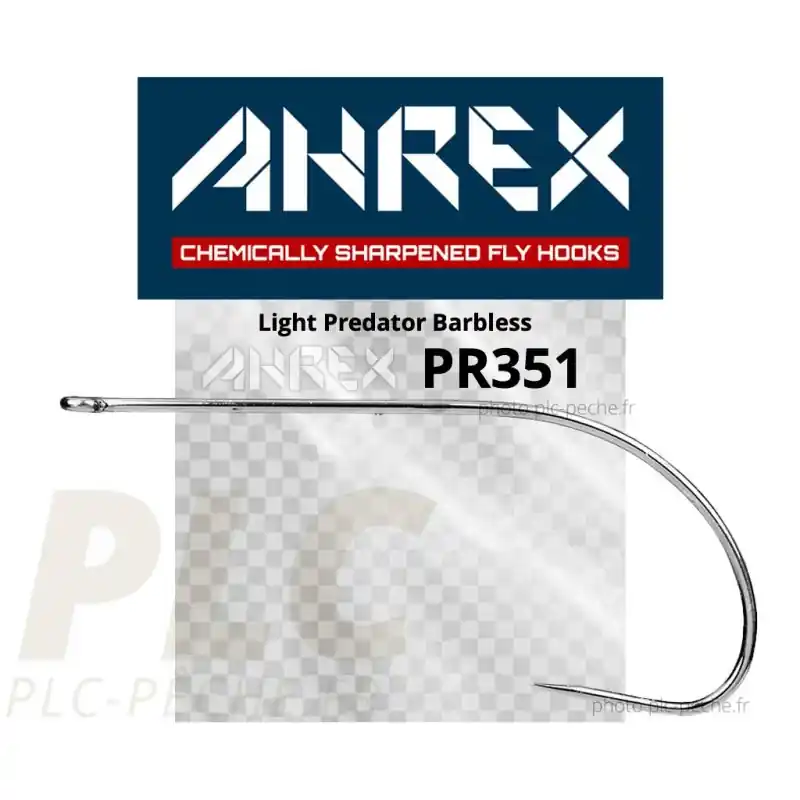 Hameçon mouche AHREX PR351 Light Predator Barbless Super Prix