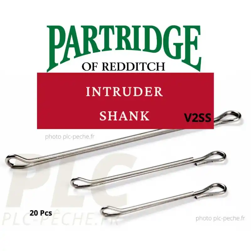 Nouvel Arrivage Hameçon PARTRIDGE Intruder Shank v2ssue Finition inox