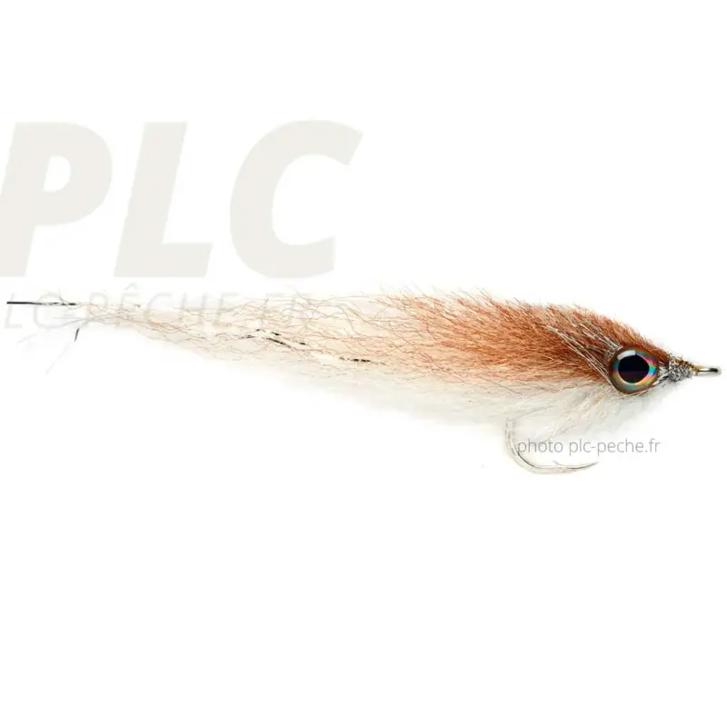 Mouche Mer FULLING MILL Salty Mullet Tan & White S1/0 Acheter En Ligne