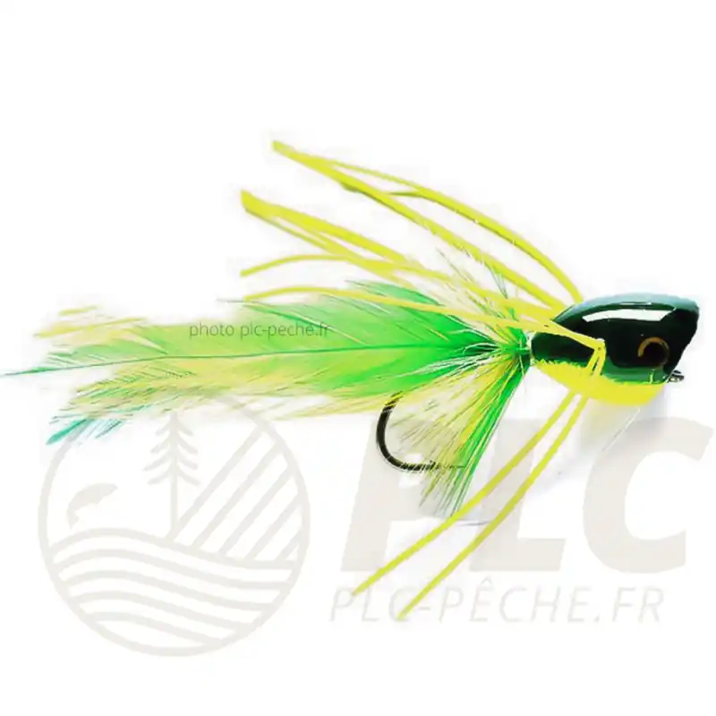 Mouche FULLING MILL Bass Popper Frog Dernière Chance