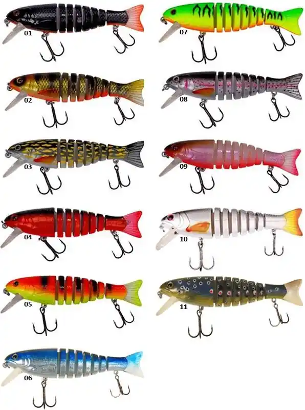 Leurre flottant articulé DAM Effzett Viper - 195mm - 92gr Offre Spéciale