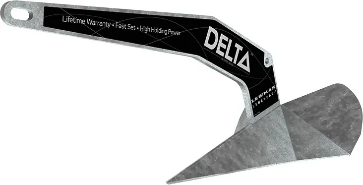 Ancre Marine Lewmar Delta acier 16 kg Must-Have