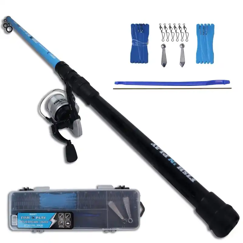 Ensemble SERT Spécial Digue Kit Fish ’N Play Teledigue 3604 + 601Fd + Box Acheter Direct