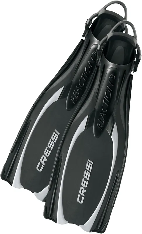 Palmes Cressi Reaction EBS Noires/silver Produit De Marque