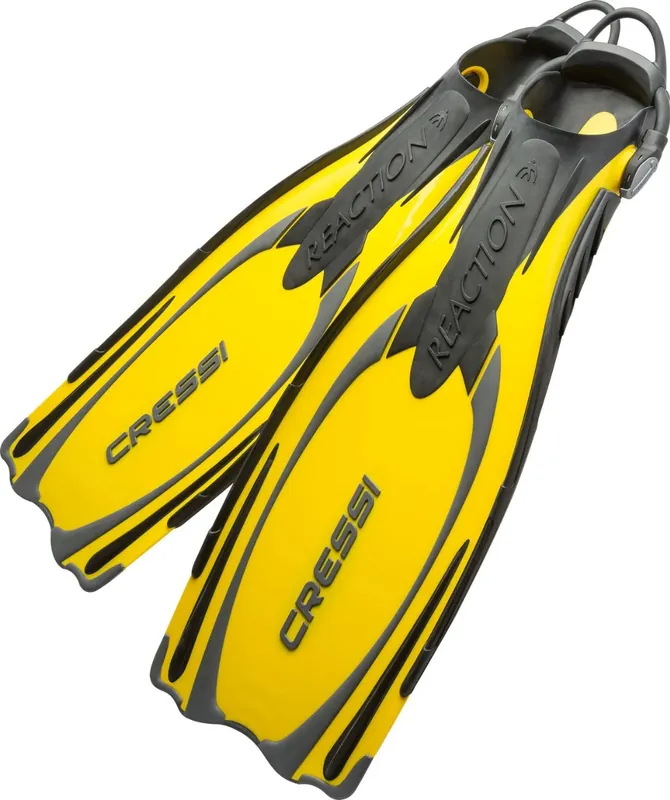 Vente Directe Palmes Cressi Reaction EBS Jaune/silver