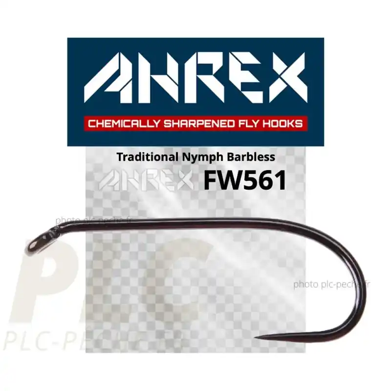 Quantité Limitée Hameçon mouche AHREX FW561 Traditional Nymph Barbless