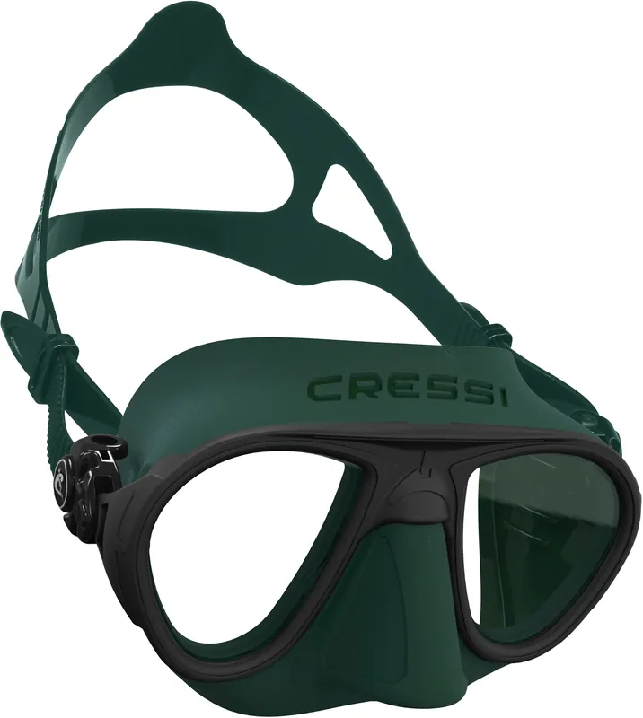 Masque de chasse sous marine en apnée Cressi Calibro vert Top Vente