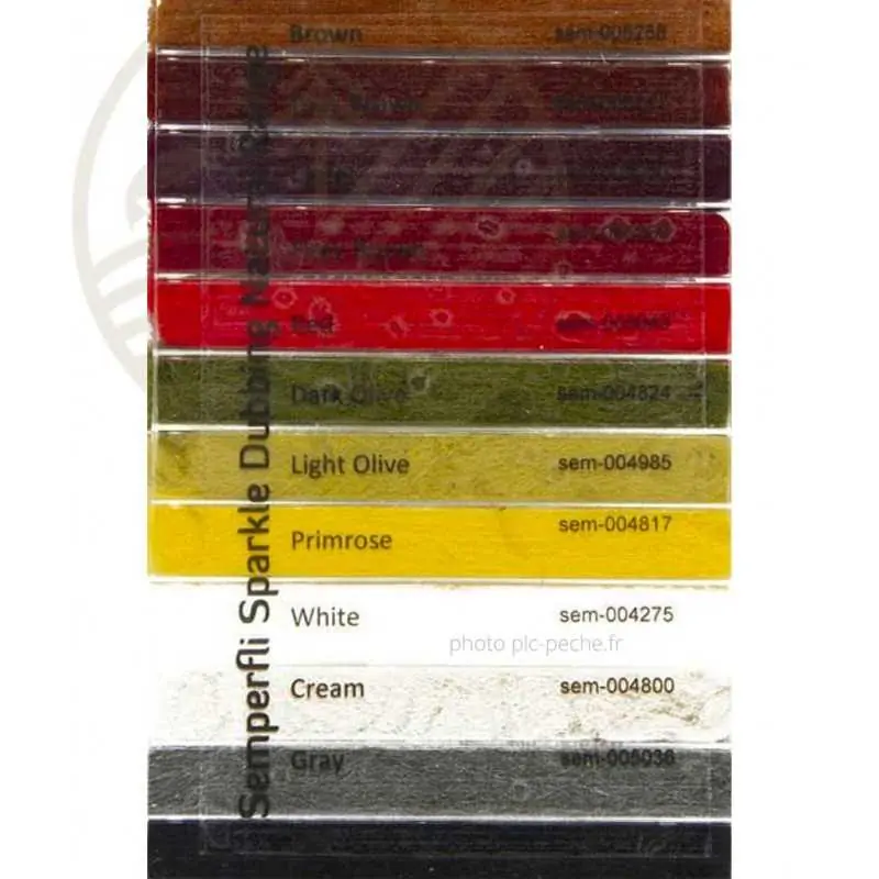 Authentique Sparkle Dubbing Natural Collection SEMPERFLI