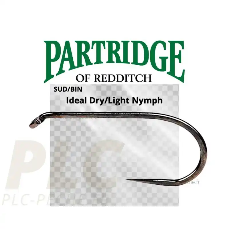 Hameçon mouche PARTRIDGE Ideal Dry/Light Nymph BL Nouvelle Collection