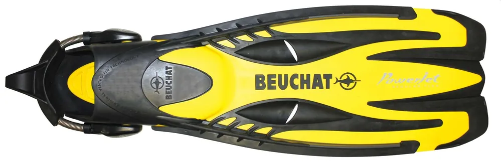 Dernière Chance Palmes Beuchat PowerJet Regular Flex Jaunes