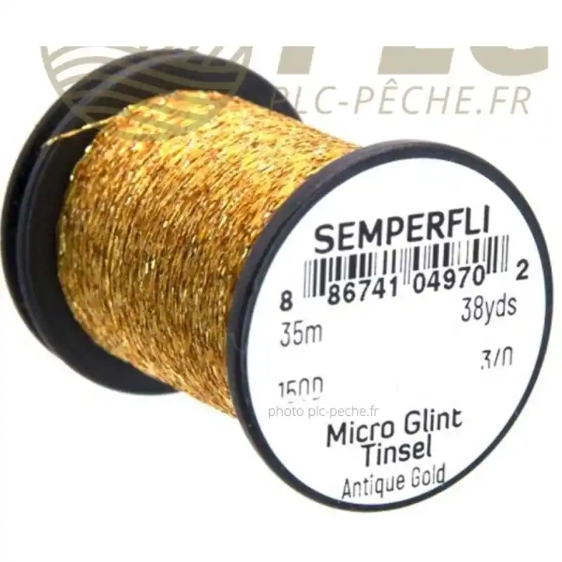 Certifié Fil Tinsel SEMPERFLI Micro Nymph 35m