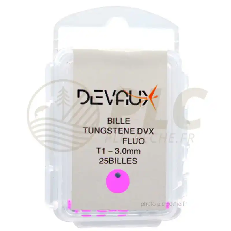 Paiement Sécurisé Billes Tungstene DEVAUX Rose Fluo