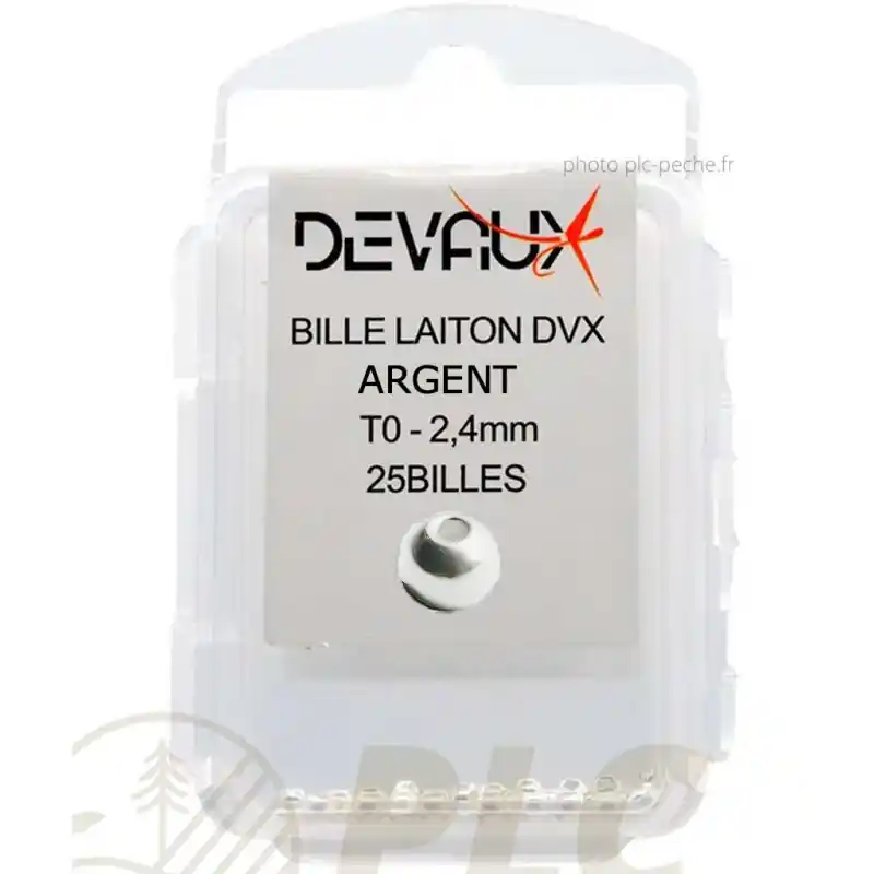 Promotion Saisonnière Billes Laiton DEVAUX Argent