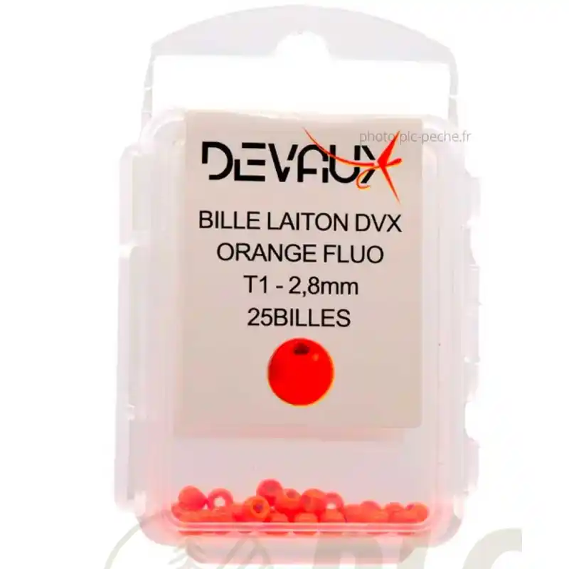 Billes Laiton DEVAUX Fl. Orange Achat Immédiat