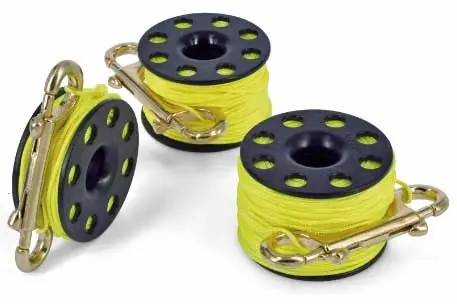 Finger Spool Best Divers Jaune Mousqueton Inox Offre Limitée