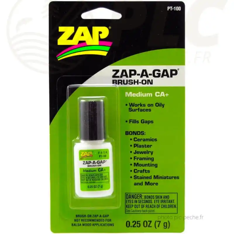 Réduction Colle ZAP A GAP Brush On CA+ 7gr