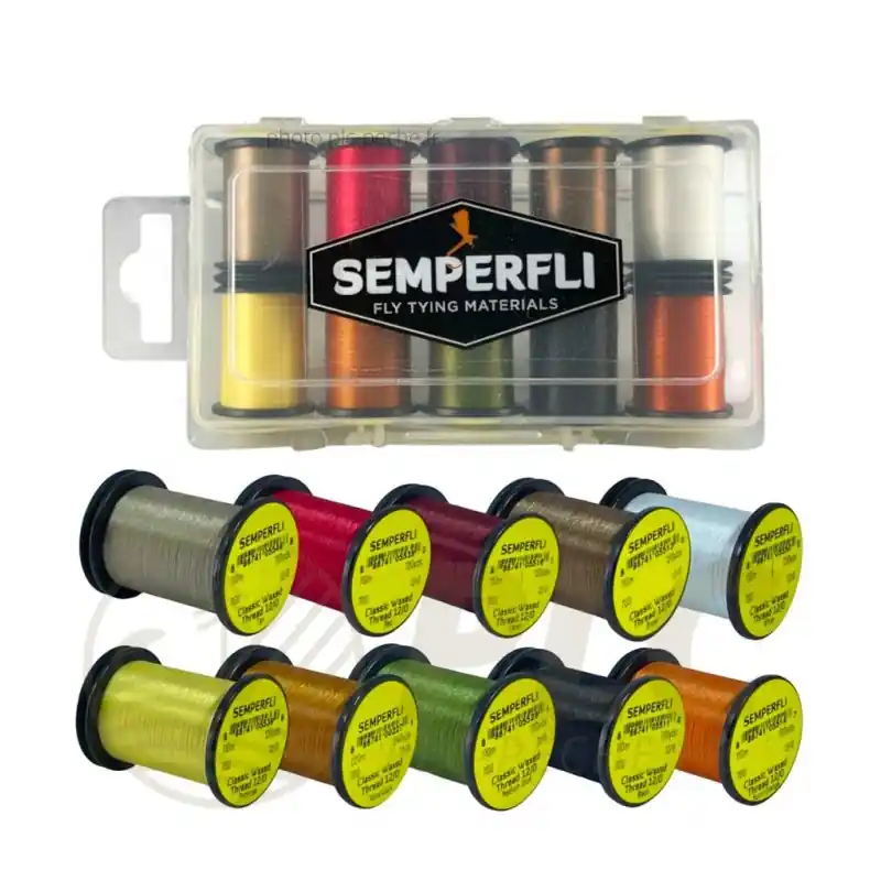 Fil Classic Waxed Thread SEMPERFLI 12/0 110m Naturals Collection Haute Qualité
